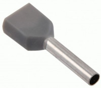 IEK GENERICA наконечник изолир. НШВИ2 0,75-10 серый (100шт) UGN31-010-C075-100-G