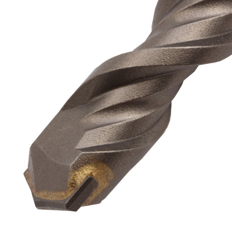 Бур по бетону, двойная спираль, три пылеотводящие кромки, 16 x 160 мм DENZEL