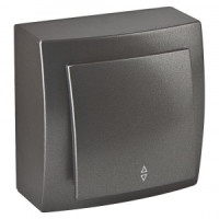 Nilson THEMIS выкл. проходн. ОУ 1 кл. антрацит 26161007