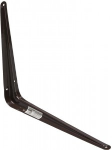 Уголок-кронштейн STAYER "MASTER", 300х250мм, коричневый (12!!!)