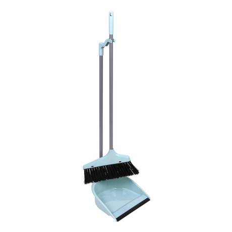 VETTA Набор щетка+совок, пластик, железо, ПВХ, 2 ручки, 80*25см / 79*24см