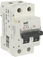 IEK ARMAT автоматический выкл. M06N 2P х-ка C 3А AR-M06N-2-C003