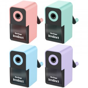 Точилка механическая Berlingo "Instinct", цвета в асс., пласт. корпус, инд. Упаковка Арт.287217