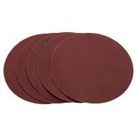 Круг абразивный на ворсовой подложке под "липучку", P 400, 150 мм, 5 шт Matrix