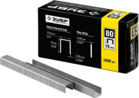 Скобы тип 80, 10 мм, особотвердые, ЗУБР "ПРОФЕССИОНАЛ" 31880-10, 5000 шт