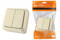 TDM Ладога выкл. ОУ 2 кл. 10А сл. кость (10!) SQ1801-0004