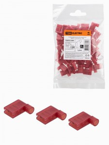 TDM Разъем флажковый изолированный РФИ-М 1,5-6,3 (50 шт.)  SQ0522-0201