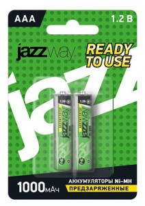 Ак-р Jazzway AAA 1000мАч предзаряженные BL2 (20!)