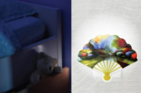 Camelion NL-175 ночник 0.5W 3LED 95x75x45 Веер 220V, пластик, выкл.