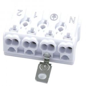 STEKKER клемма СМК LD294-5104 4 полюса 4x(0,5x2,5мм), земля, 450V 16A 32958