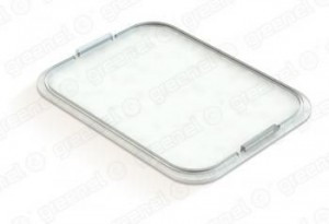 GREENEL Стекло пластик. 104х79мм, уст. размер 100х75мм толщина 0,8-1мм, ПРОЗРАЧНЫЙ (10шт) GE60060