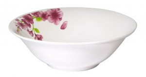 Тарелка суповая Клематис 18см, 600мл фарфор (кратность 12шт!!!) МФК MFK20420