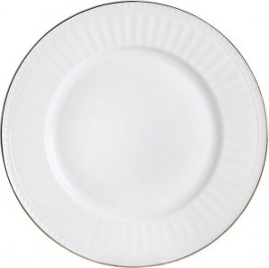 Тарелка обеденная Бьянка Голд 23см стеклокерамика (кратность 6шт!!!) МФК RMP90X-G