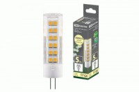 TDM G4 12V 5W(475lm) 3000К 2K, 16x57мм пластик SQ0340-0213