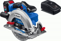 ЗУБР пила бесщеточная циркулярная Т7, 20В, d=190мм, 1 АКБ (4Ач), CPB-190-41