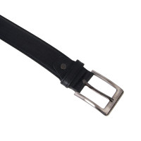 ЮL Ремень мужской, ПУ, металл, 120/130х3,8см, черный, РМ24-01