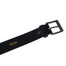 ЮL Ремень мужской, ПУ, металл, 120/130х3,8см, черный, РМ24-01