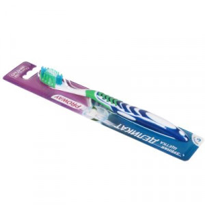 PROWAY Зубная щетка Деликат, пластик, резина, средняя жесткость, индекс 5, степень 6&lt;G&lt;9