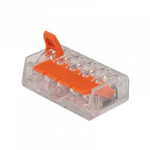 Jazzway клемма с рычагом СМК 221-415 5х(0,14-4мм2) 32А, PTC-5P (уп.50шт, цена за шт) 5050945