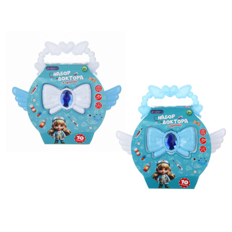 ИГРОЛЕНД Набор доктора в сумочке, PP, ABS, 17х6х15,5 см, 2 диз