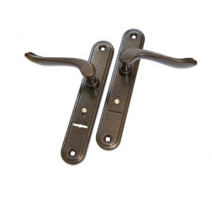 Гардиан Комплект ручек 4131 Соната черный муар к замку Гардиан 1011,3011 (15)