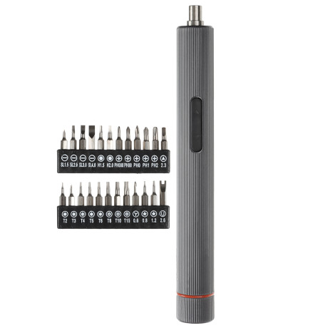 Набор ЕРМАК электро 3,6В (отвертка для точных работ, биты, батарейки)