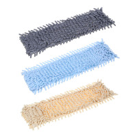 VETTA Насадка эконом для швабры из микрофиб., без подкладки, 12х40см, &quot;Лапша&quot;, 3 цвета, вес 50 г.