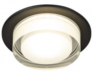 ЭРА св-к встр под лампу DK107 BK MR16 GU5.3 черный (75)92х40 58397