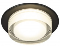 ЭРА св-к встр под лампу DK107 BK MR16 GU5.3 черный (75)92х40 58397