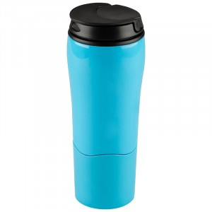 Термокружка MAGNIFICO, 480мл, крепление присоска, ABS пластик, голубой 106043 Mallony