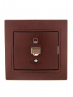 Lezard Мира роз. компьют. СУ 1 мест. вишневый (RJ45) (корпус PC) 701-0601-139