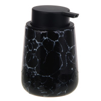 VETTA Дозатор для жидкого мыла, 320 мл, 13x9x9 см, керамика, &quot;Космос&quot;, мрамор черный