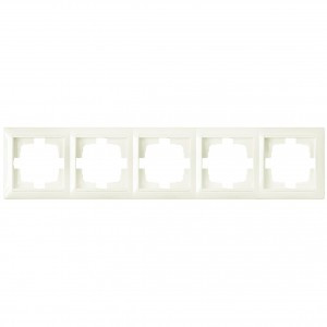 Bylectrica СТИЛЬ Рамка 5-х мест. беж., (ЮЛИГ.735212.297 беж.)
