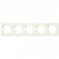 Bylectrica СТИЛЬ Рамка 5-х мест. беж., (ЮЛИГ.735212.297 беж.)