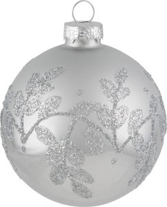 Шар "Веточка" SYBLQA-0523048. 8см (кратность16шт!)(цена за 1шт) Волшебная страна