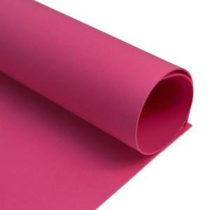 Uniel фоамиран для творчества зефирный, малиновый 10лист/уп 50х50см 2мм VR-PE7 20T20/S50X50/PWF004