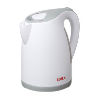 LEBEN Чайник электрический 1,7л, 1850Вт, пластик