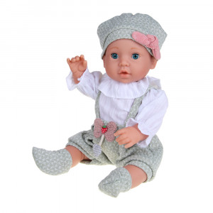 ИГРОЛЕНД Кукла с аксессуарами &quot;Малышка Лу&quot;, 40 см, винил, текстиль, пластик, 33х12,8х42см