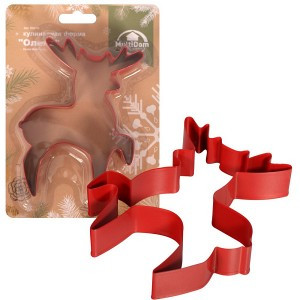 Форма кулинарная "Олень", 14*10,5*2,5см (кратность 4!!!), нерж сталь DA2-85 Мультидом