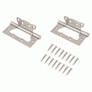 RENZ 100-2BB FH SN без врезки 2 подш мат никель 100*75 Петля дверная 2 шт (50,1)