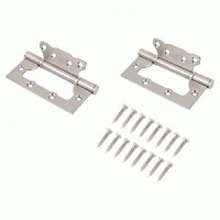 RENZ 100-2BB FH SN без врезки 2 подш мат никель 100*75 Петля дверная 2 шт (50,1)