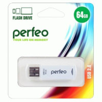 Флэш-диск USB 64GB Perfeo Perfeo C06 White
