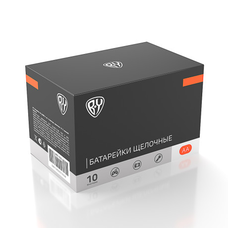 BY Батарейки AA (LR06) 4шт в блистере, щелочные 1.5V, высокой ёмкости