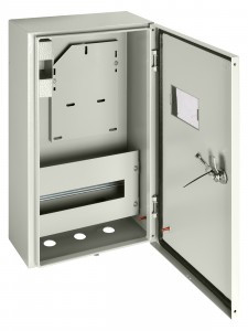 TDM щит (корпус) метал. ЩУ-3ф/1-0-12 (ЩУРН-3/12) (540х310х165мм), окно, IP66 SQ0905-0098