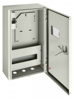 TDM щит (корпус) метал. ЩУ-3ф/1-0-12 (ЩУРН-3/12) (540х310х165мм), окно, IP66 SQ0905-0098