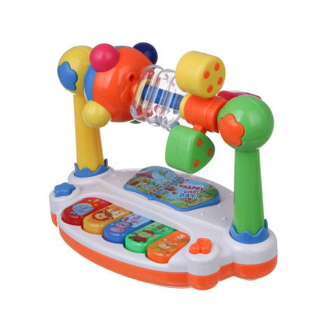 ИГРОЛЕНД Игровой центр музыкальный, свет, звук, 3хАА, ABS, 19х11,5х15 см