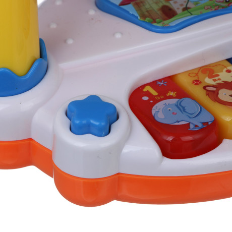 ИГРОЛЕНД Игровой центр музыкальный, свет, звук, 3хАА, ABS, 19х11,5х15 см