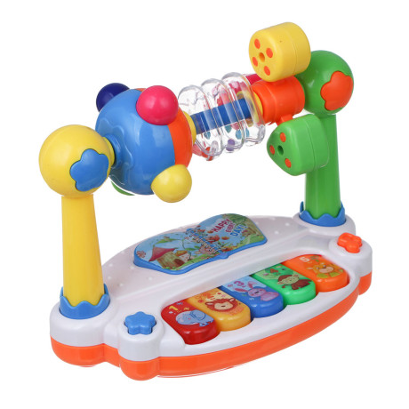 ИГРОЛЕНД Игровой центр музыкальный, свет, звук, 3хАА, ABS, 19х11,5х15 см