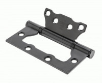 Петля без врезки РЕНЦ 100*75*2,5, 2 подшип. б/колп. черный IN100-2BB FH B(2шт)