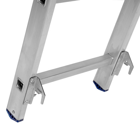 Лестница, 3 х 14 ступеней, алюминиевая, трехсекционная, Сибртех